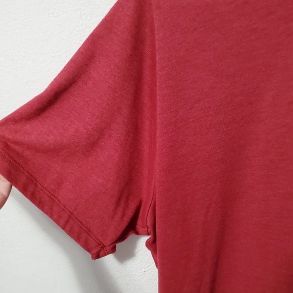 Adidas Men's Red FREELIFT Athletic T-shirt XL - Picture 3 of 7